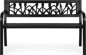 Zahradní lavička Dorado 120 cm černá
