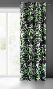 Dekorstudio Dekoračný zamatový záves ZOJA 140x250cm zelený