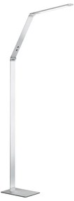 LED stmievateľná stojacia lampa v striebornej farbe (výška 133 cm) Geri – Fischer &amp; Honsel