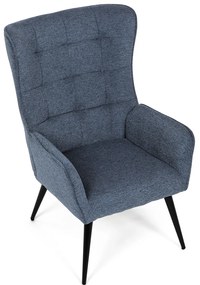 Relaxačné kreslo 315 BLUE2, tmavomodré
