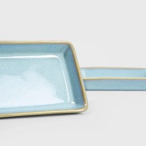 Sada dekoračných tanierov OKINAWA tyrkysových 743078 (4 ks)