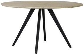 Okrúhly jedálenský stôl s drevenou doskou z mangového dreva Magnifera - Ø 140 * 78 cm