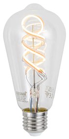 Sada 5 ks Inteligentné stmievateľné LED žiarovky E27 ST64 číre RGBW 4W 250lm 2700K