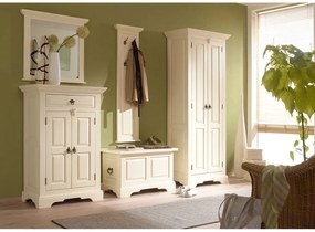 furniture-nabytek.cz - Masívna komoda Catana biela z borovice a MDF, lakovaná – 75×44×115 cm