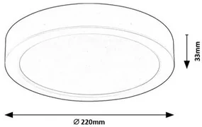 Rabalux SHAUN2 LED stropné svietidlo 71200
