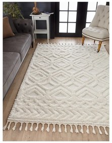 Béžový koberec 150x80 cm Shaggy - Mila Home