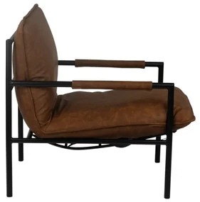 BRICK ČALÚNENÉ LOUNGE KRESLO brown