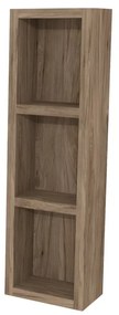 Mereo Aira, kúpeľňová skrinka 20 cm, horná, policová, Multidecor, Dark Rockford Hic, MER-CN796SDRH1