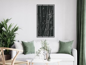 drevko Drevený obraz Bambus Rozmer obrazu: 44,5 x 24 cm, Farba dekorácie: Čierna
