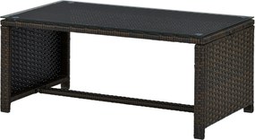 Sconto Záhradná pohovka NEAPEL hnedá/béžová