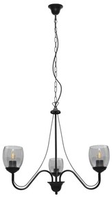 Luster na reťazi ALLENA 3xE27/15W/230V