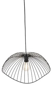 Dizajnové závesné svietidlo čierne 50 cm - Pua