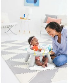 Skip Hop - Penové puzzle 72ks šedá/béžová