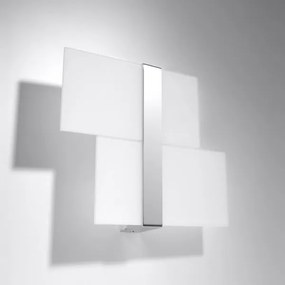 Sollux SL.0187 - Nástenné svietidlo MASSIMO 2xG9/40W/230V biela/chróm