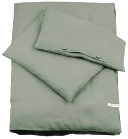 Cotton &amp; Sweets Ľanové obliečky Junior tmavo zelená 100x135cm