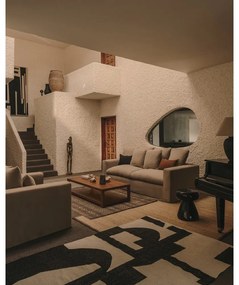 Béžová ľanová pohovka 240 cm Nora – Kave Home