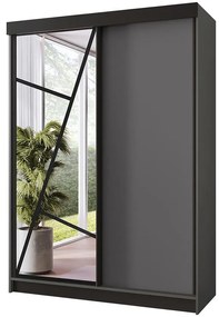 Skriňa Vena 138 graft antracit + grafit antracit