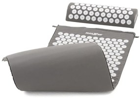 MAXXIVA 81655 Akupresúrna podložka s vankúšom, 130 x 50 cm, sivá