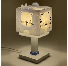 Dalber 63111T - Detská lampička JUNGLE 1xE14/8W/230V modrá