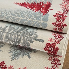 VIANOČNÝ GOBELÍNOVÝ OBRUS NOEL 45X140 CM VZOROVANÝ