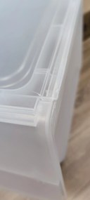 5Five® 2. akosť - Úložný box ALL IN BOX s deleným vekom, 34l - 38 x 45,5 x 31 cm