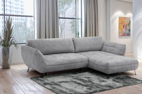 XXXLutz ROHOVÁ SEDAČKA, textil, sivá MID.YOU - Sedačky - 000694008610