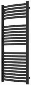 Invena Invena, kúpeľňový rebríkový radiátor 540x1200 mm 538W, čierna matná, UG-03-120-A