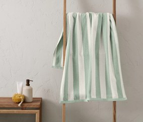 Prúžkovaná osuška, zelená