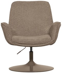 Béžové kreslo s nastaviteľnou výškou sedadla Marten – WOOOD