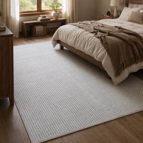 Angel Carpet, Kusový koberec Zafiro 19 Grey, 60x110, šedá, kancelária