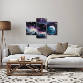 Obraz - Maľovaný vesmír (90x60 cm)