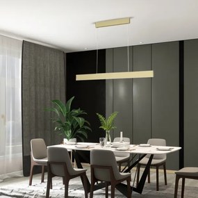 Immax Neo 07128L-LED Stmievateľný luster LISTON zlatá LED/18W/230V ZigBee +DO Tuya