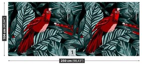 Fototapeta Vliesová Listy papagáj 152x104 cm