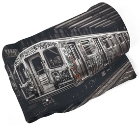 Sablio Deka Mestské metro s graffiti - 190x140 cm