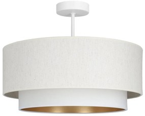 Prisadený luster NATIA 1xE27/60W/230V biela