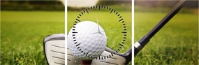 Obraz - Golf (s hodinami) (90x30 cm)
