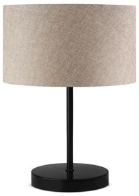 Stolná lampa Barabas béžová/čierna