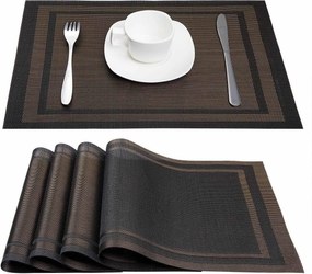 Prestieranie AMERICANO čierne so zlatou 30x45 cm