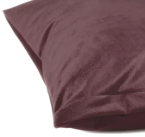 Biante Zamatová obliečka na vankúš Velvet Prémium SVP-019 Hnedofialová 70 x 90 cm