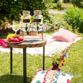 Sada dvoch džbánov ALLOS s kohútikmi na stojane 997994 2x2L