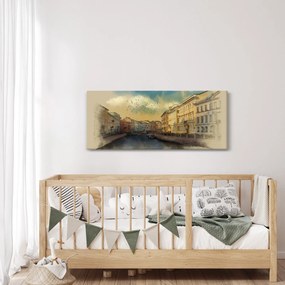 Obraz - Moyka rieka, Petrohrad, Rusko (120x50 cm)