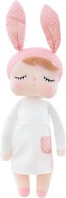 Spiaca bábika Angela biela s menom Rózinka