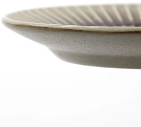 House Doctor Kameninový dezertný tanier Pleat Ø 16 cm