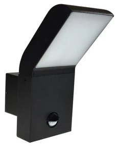 BOWI LED Vonkajšie nástenné svietidlo so senzorom LESK LED/9W/230V 4000K BW0336