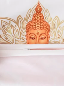 Obliečka na vankúšik mikroplyš 45 × 45 cm - Buddha 8 L02