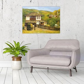 Obraz - Chalúpky v lete (70x50 cm)