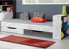 Posteľ Terrano, šedá/enigma%