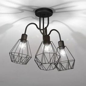 Prisadený luster BERGEN 3xE27/60W/230V