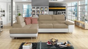 Rohová sedačka Alphard (L) (ekokoža Soft 017/Uttario Velvet 2979/2955)