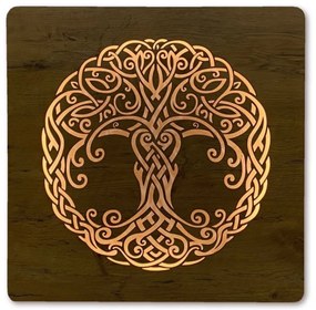 Obraz Keltský strom života s led podsvietením
